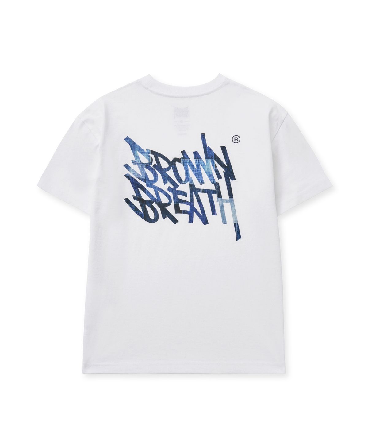 브라운브레스 키즈(BROWNBREATH KIDS) KIDS PATCHWORK TAG V.2 TEE  - WHITE