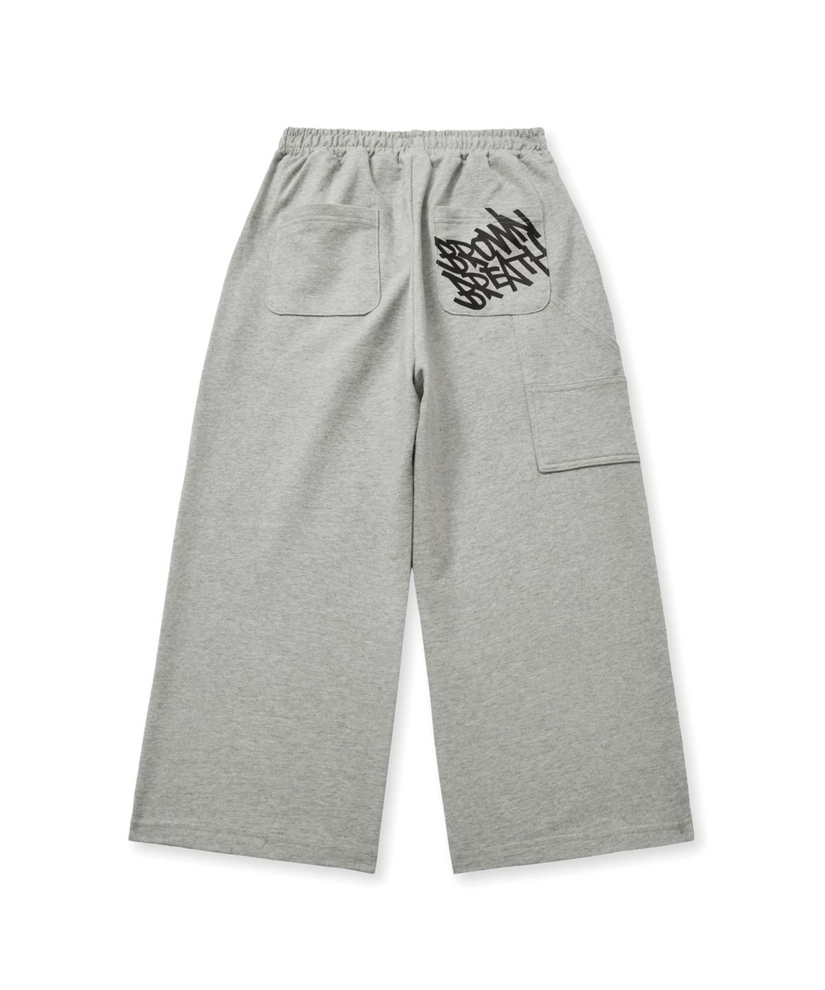 브라운브레스 키즈(BROWNBREATH KIDS) KIDS TAG STRAIGHT PANTS - M/GREY