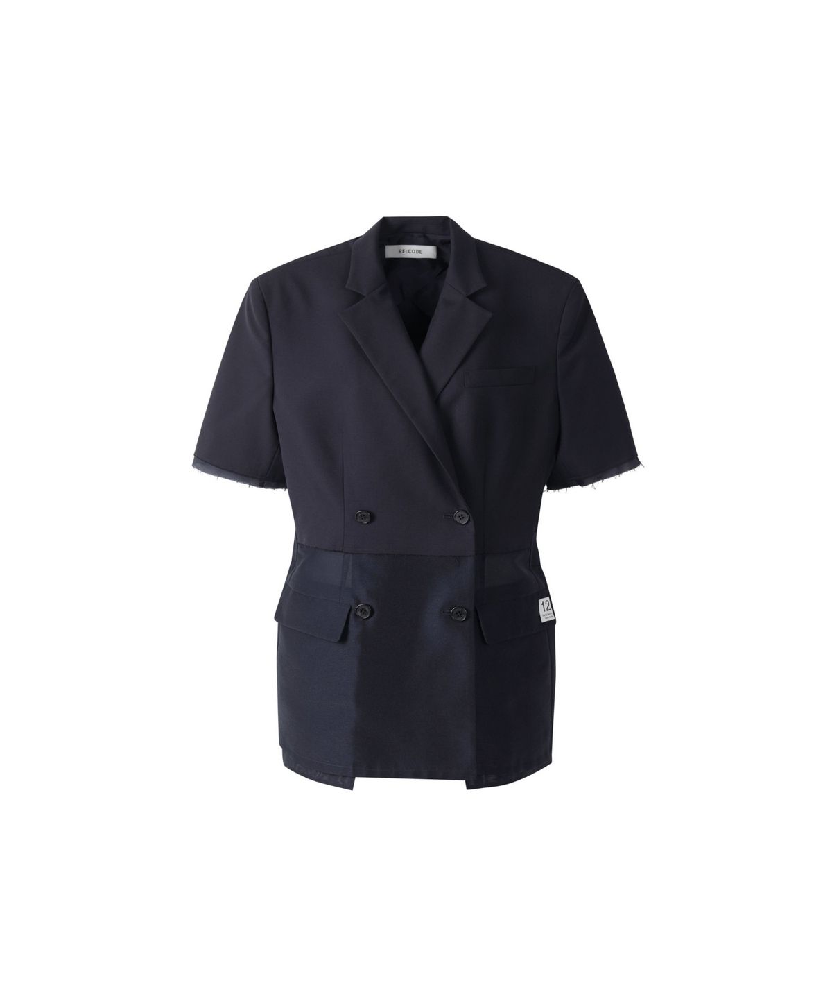 래코드(RECODE) Open-Back Half Jacket  RQJAM26507NYX