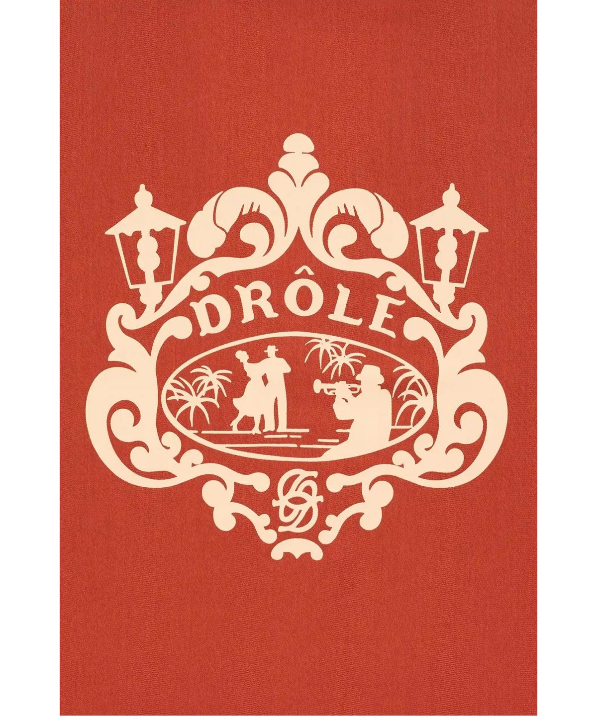 드롤드무슈(DROLE DE MONSIEUR) 댄서 자수 텐셀 셔츠 Chemise Brodee Danseurs D0SCM26210RED