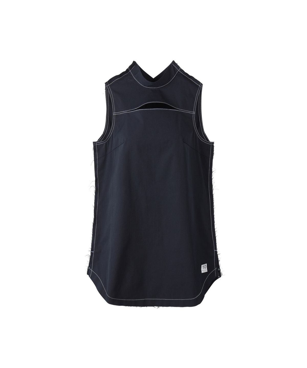 래코드(RECODE) Front Slit Sleeveless Shirt RQSAM26515NYX