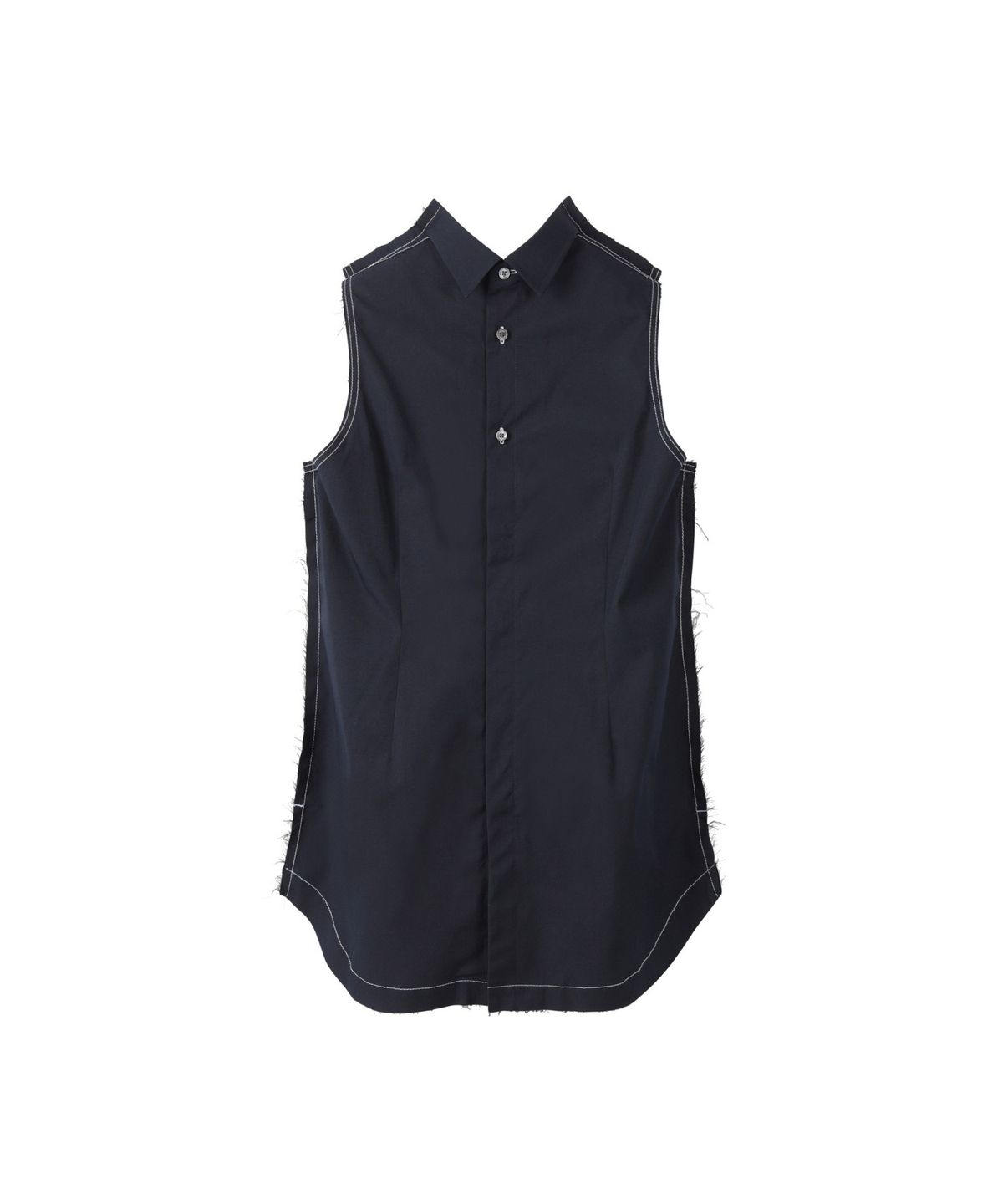 래코드(RECODE) Front Slit Sleeveless Shirt RQSAM26515NYX