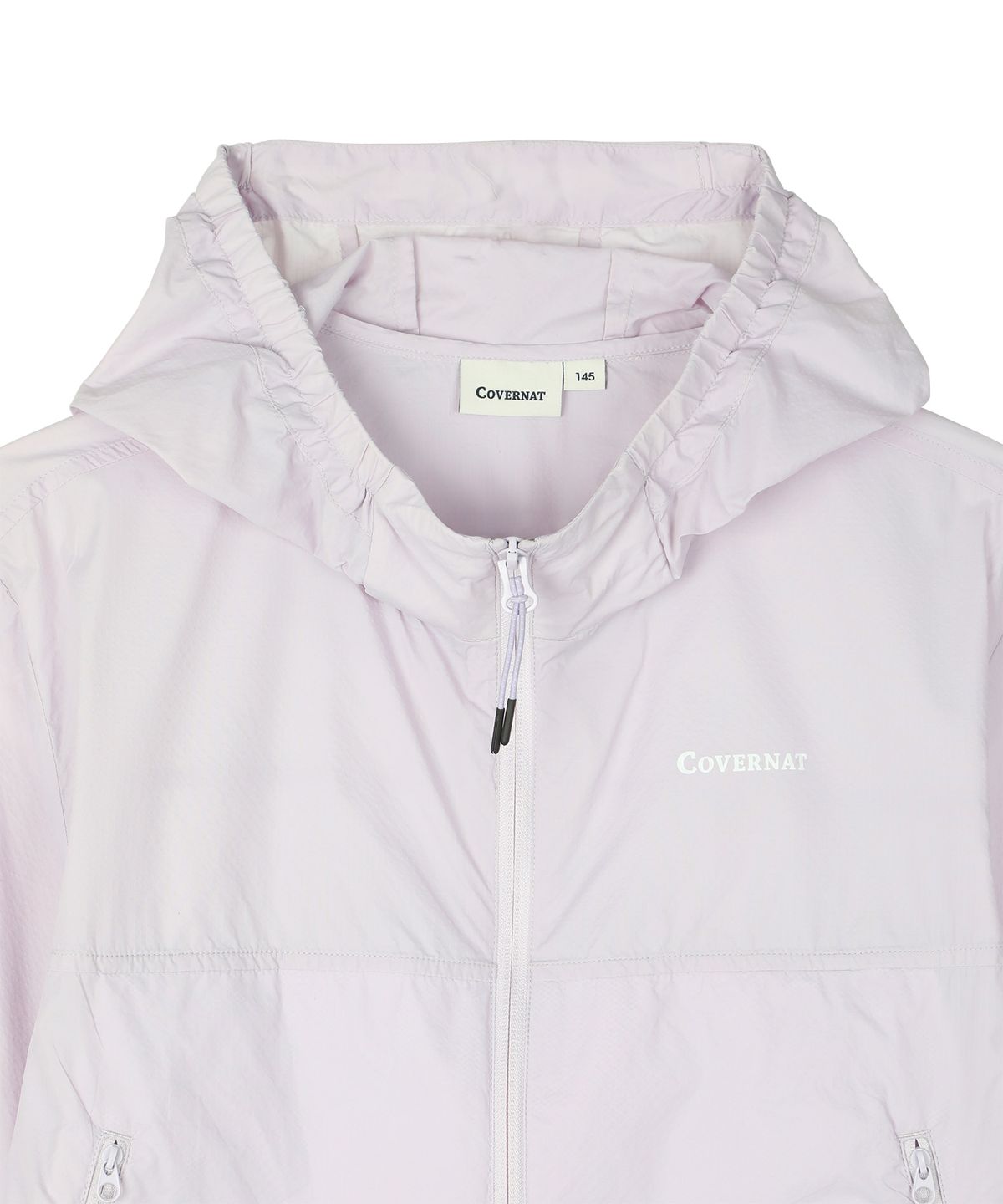 커버낫 키즈(COVERNAT KIDS) 워드마크 후드 바람막이 라벤더 CK2602JK13LV