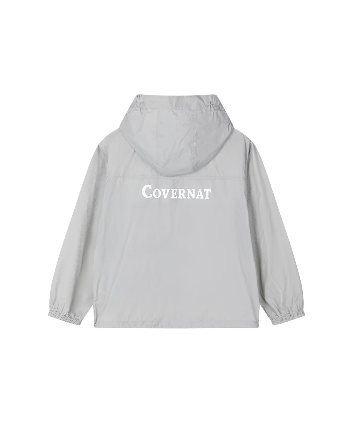 커버낫 키즈(COVERNAT KIDS) 워드마크 후드 바람막이 그레이 CK2602JK13GR