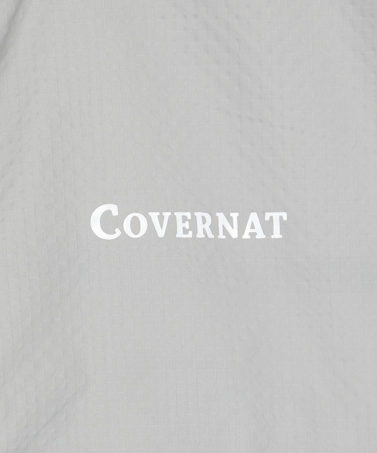 커버낫 키즈(COVERNAT KIDS) 워드마크 후드 바람막이 그레이 CK2602JK13GR