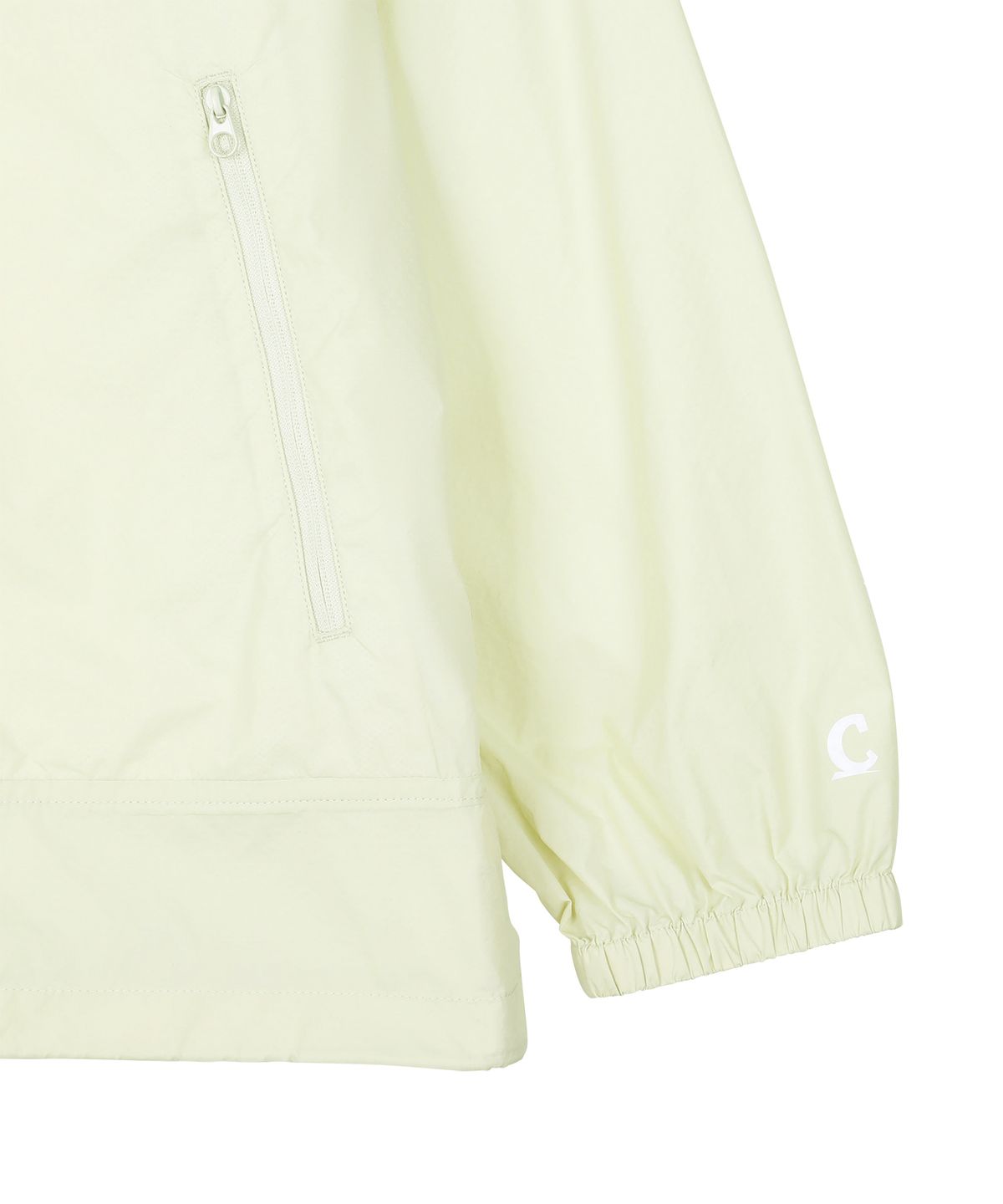 커버낫 키즈(COVERNAT KIDS) 워드마크 후드 바람막이 라임 CK2602JK13LI