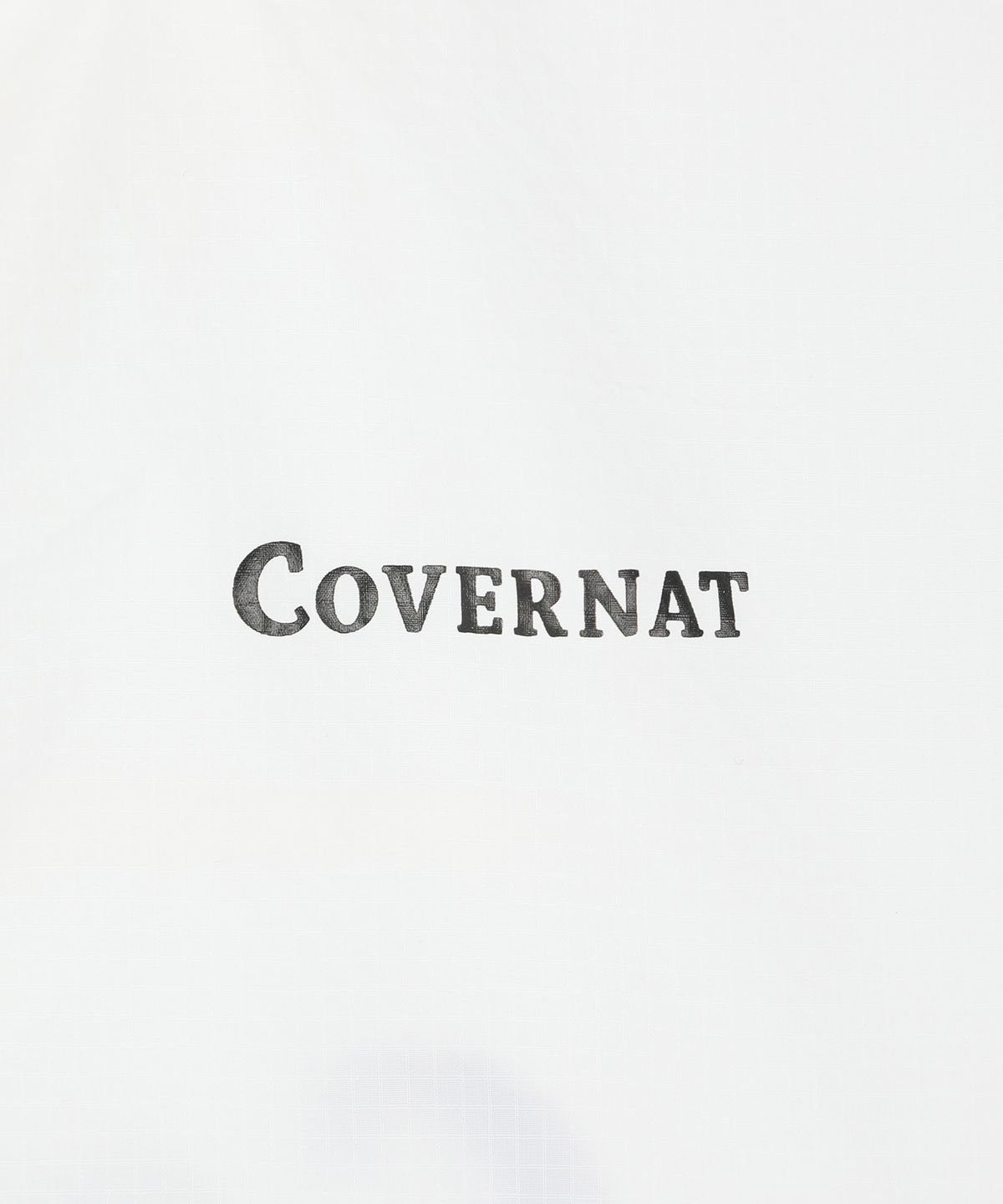 커버낫 키즈(COVERNAT KIDS) 워드마크 후드 바람막이 화이트 CK2602JK13WH