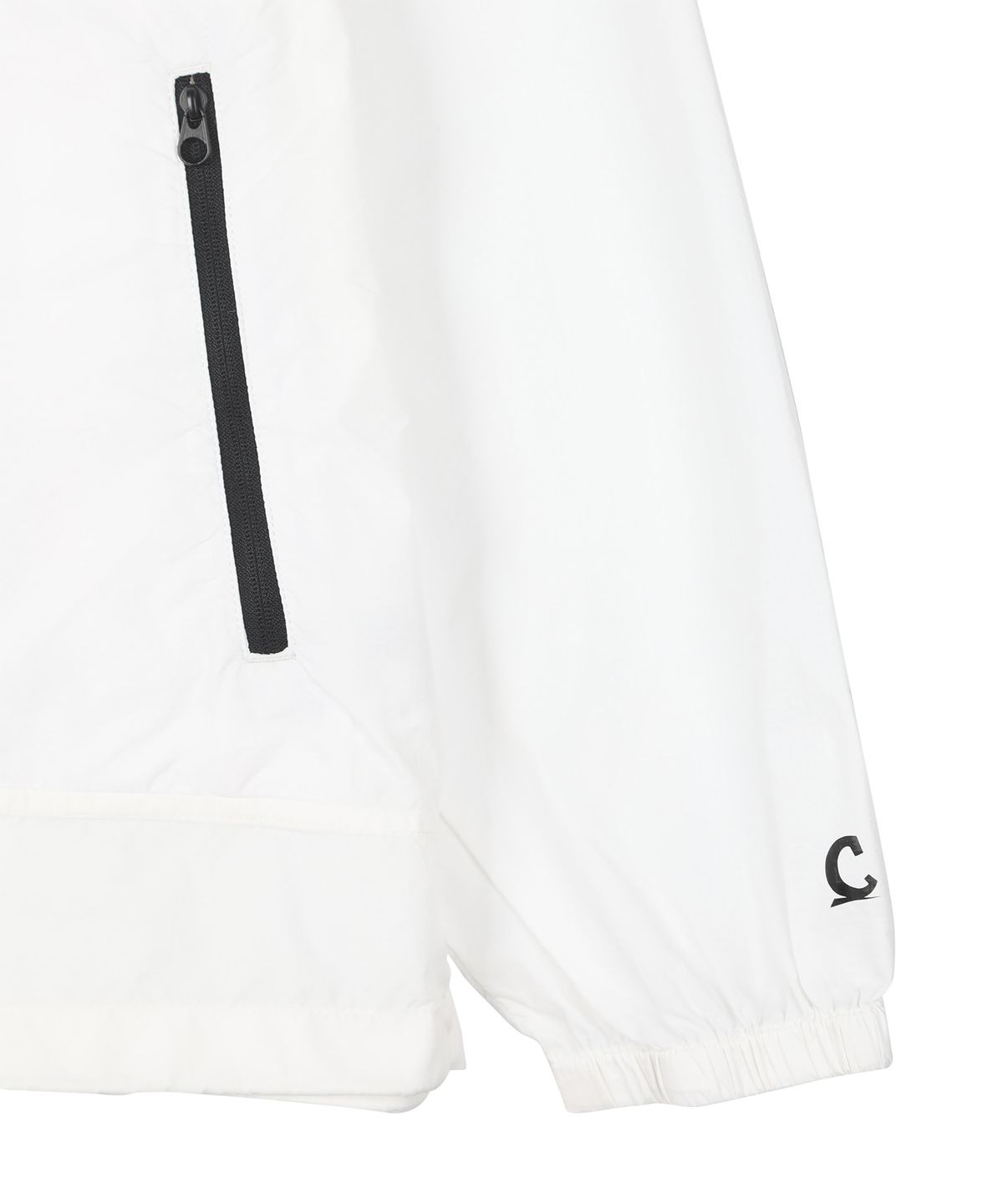 커버낫 키즈(COVERNAT KIDS) 워드마크 후드 바람막이 화이트 CK2602JK13WH