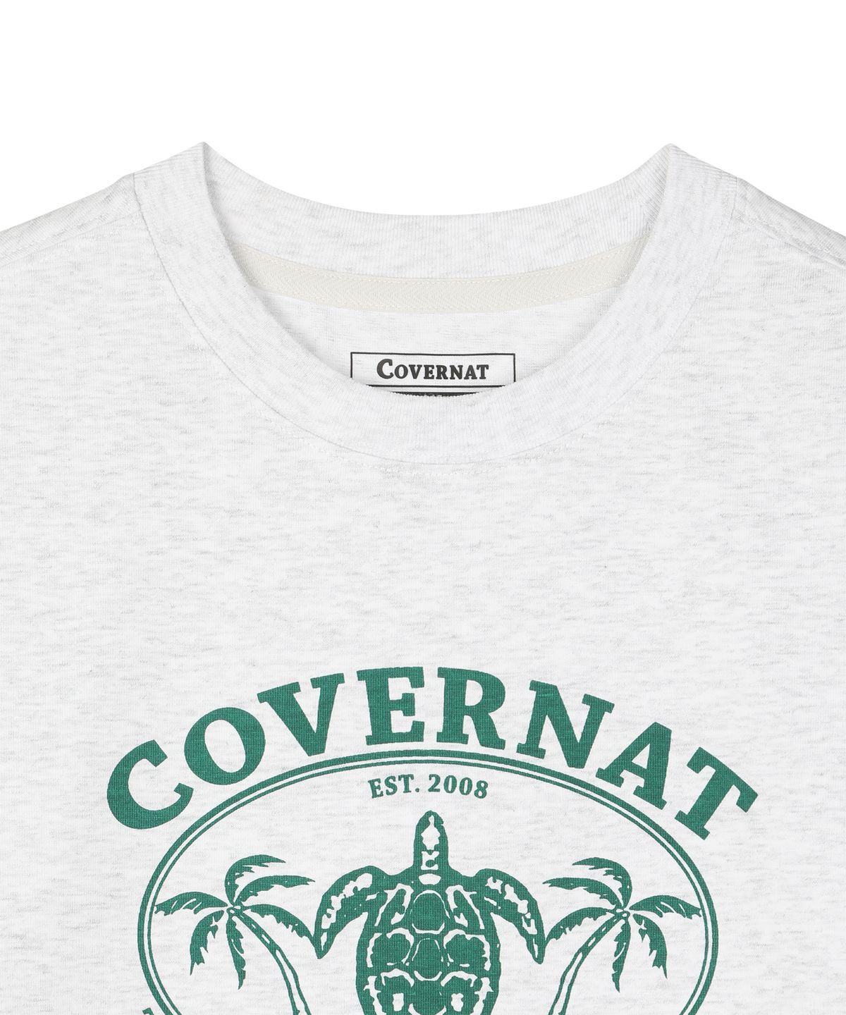 커버낫 키즈(COVERNAT KIDS) 아쿠아 터틀 티셔츠 헤더 그레이 CK2602ST36HG
