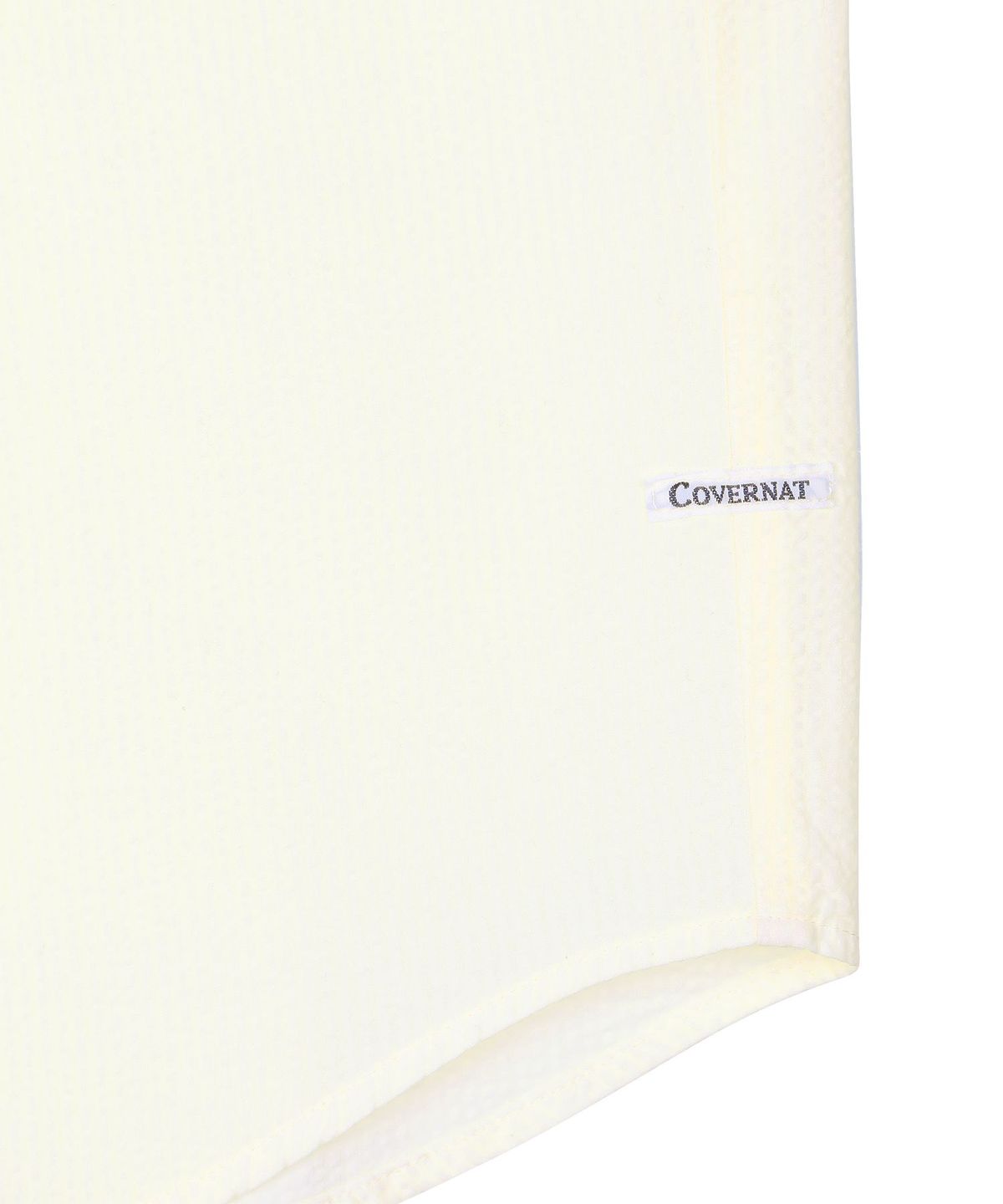 커버낫 키즈(COVERNAT KIDS) C로고 시어서커 셔츠 라이트 옐로우 CK2602SS45LY