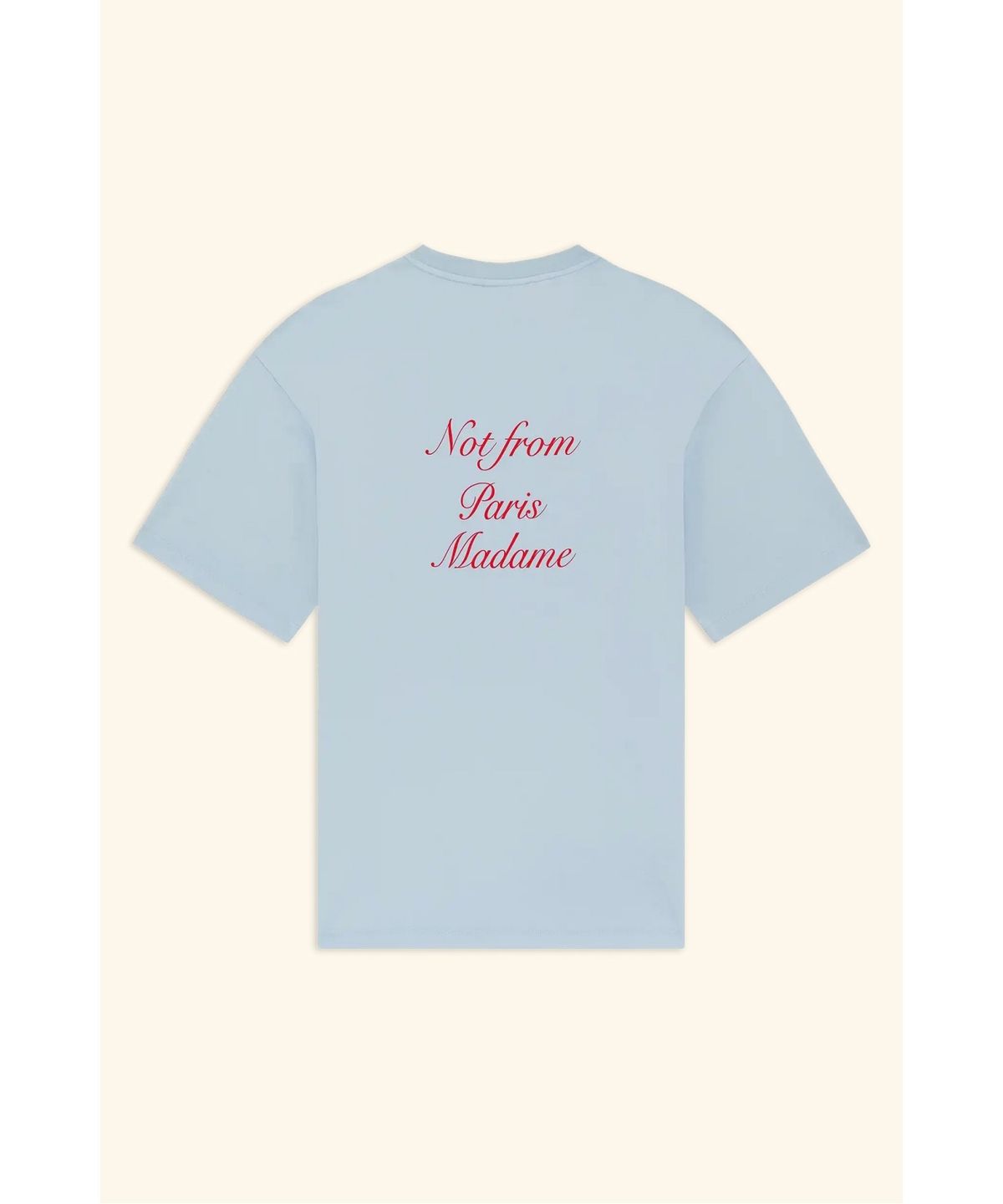 드롤드무슈(DROLE DE MONSIEUR) 슬로건 캘리그래피 티셔츠 Le T-Shirt Slogan Calligraphy D0TCM26221BUL