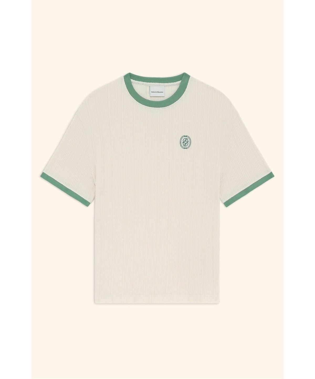드롤드무슈(DROLE DE MONSIEUR) 미러 D 로고 티셔츠 T-Shirt D Miroir D0TCM26209WHM