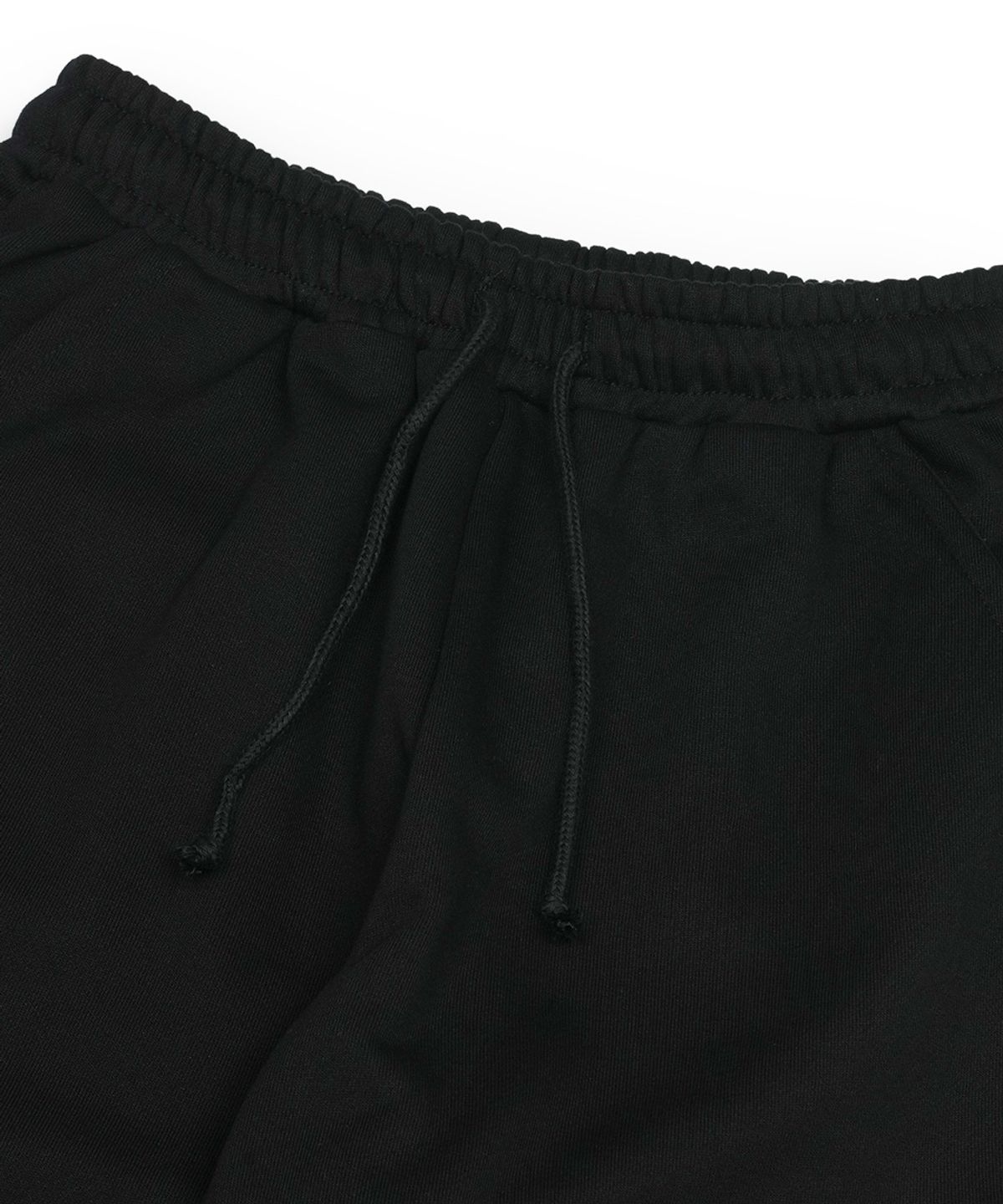 그레일즈(GRAILZ) LACE APPLIQUE SWEAT PANTS [BLACK]