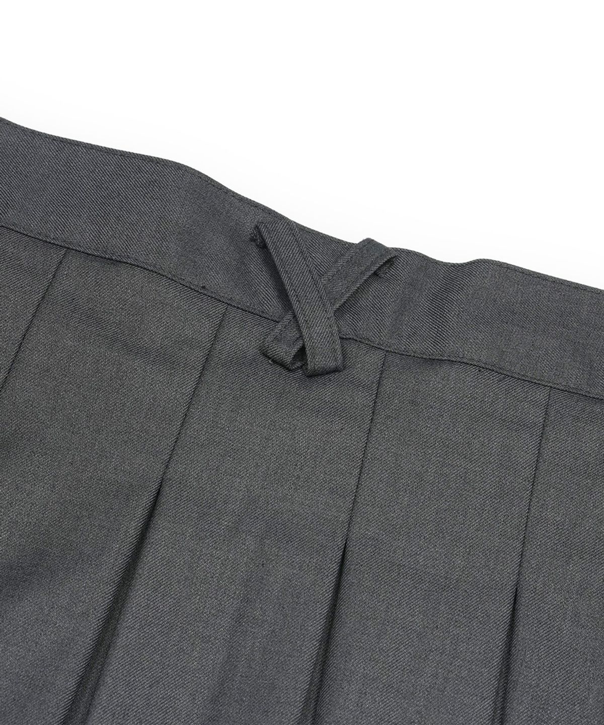 그레일즈(GRAILZ) LACE LAYERED PLEATS WARP SKIRT [GRAY]