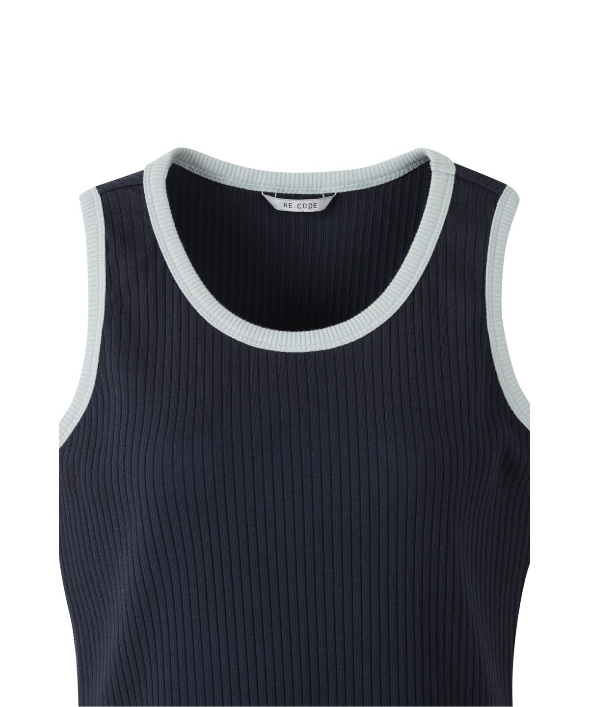 래코드(RECODE) Fitted Sleeveless Tank Top RQTAM26523NYX