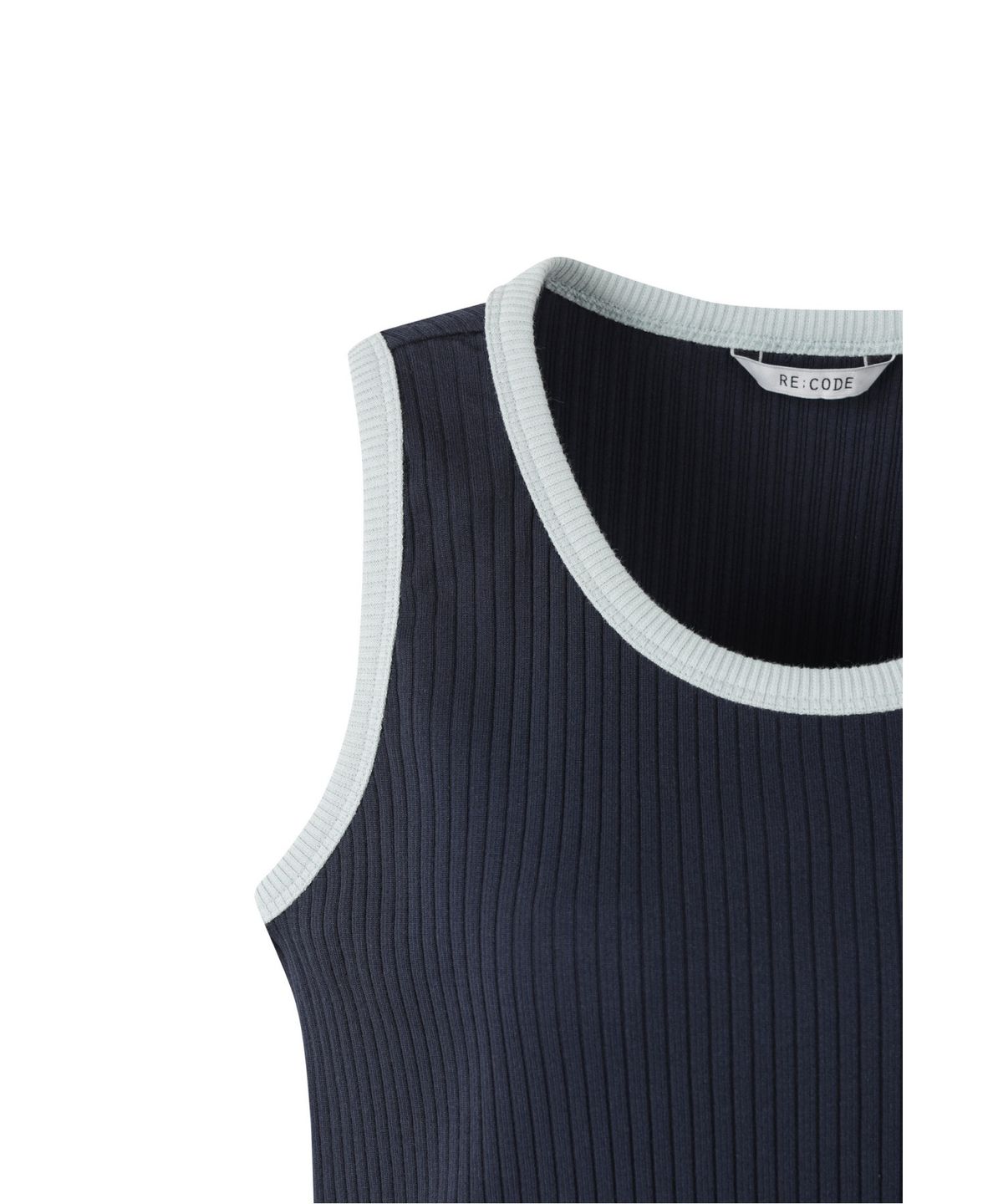 래코드(RECODE) Fitted Sleeveless Tank Top RQTAM26523NYX