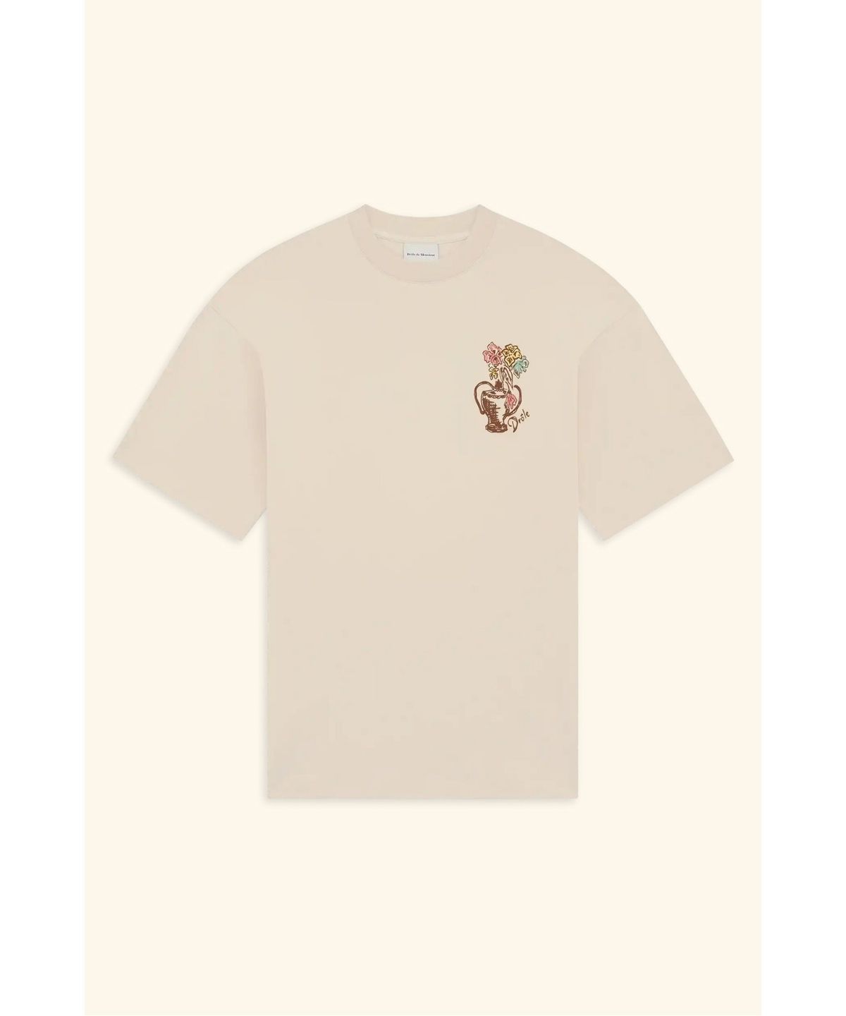 드롤드무슈(DROLE DE MONSIEUR) 하바나 그래픽 티셔츠 T-shirt Vase Havana D0TCM26215IVX