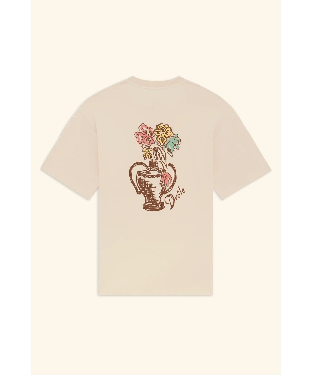 드롤드무슈(DROLE DE MONSIEUR) 하바나 그래픽 티셔츠 T-shirt Vase Havana D0TCM26215IVX