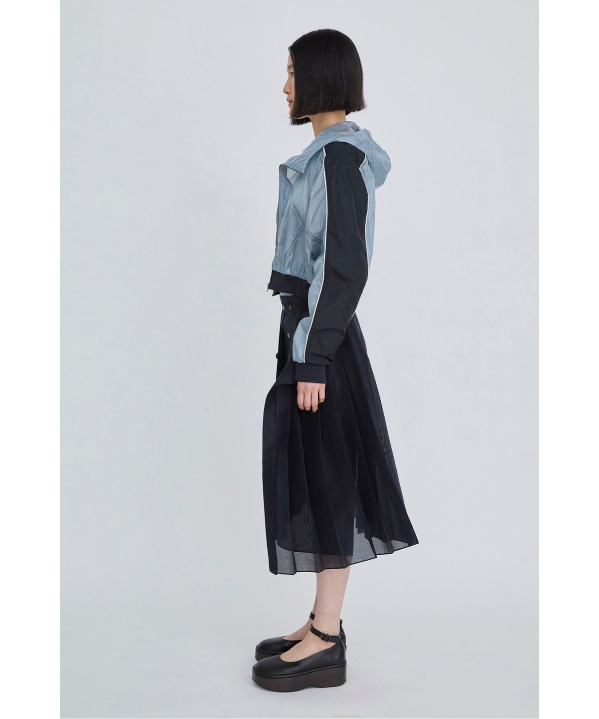 래코드(RECODE) Cropped Hoodie Jumper  RQUAM26551BUX