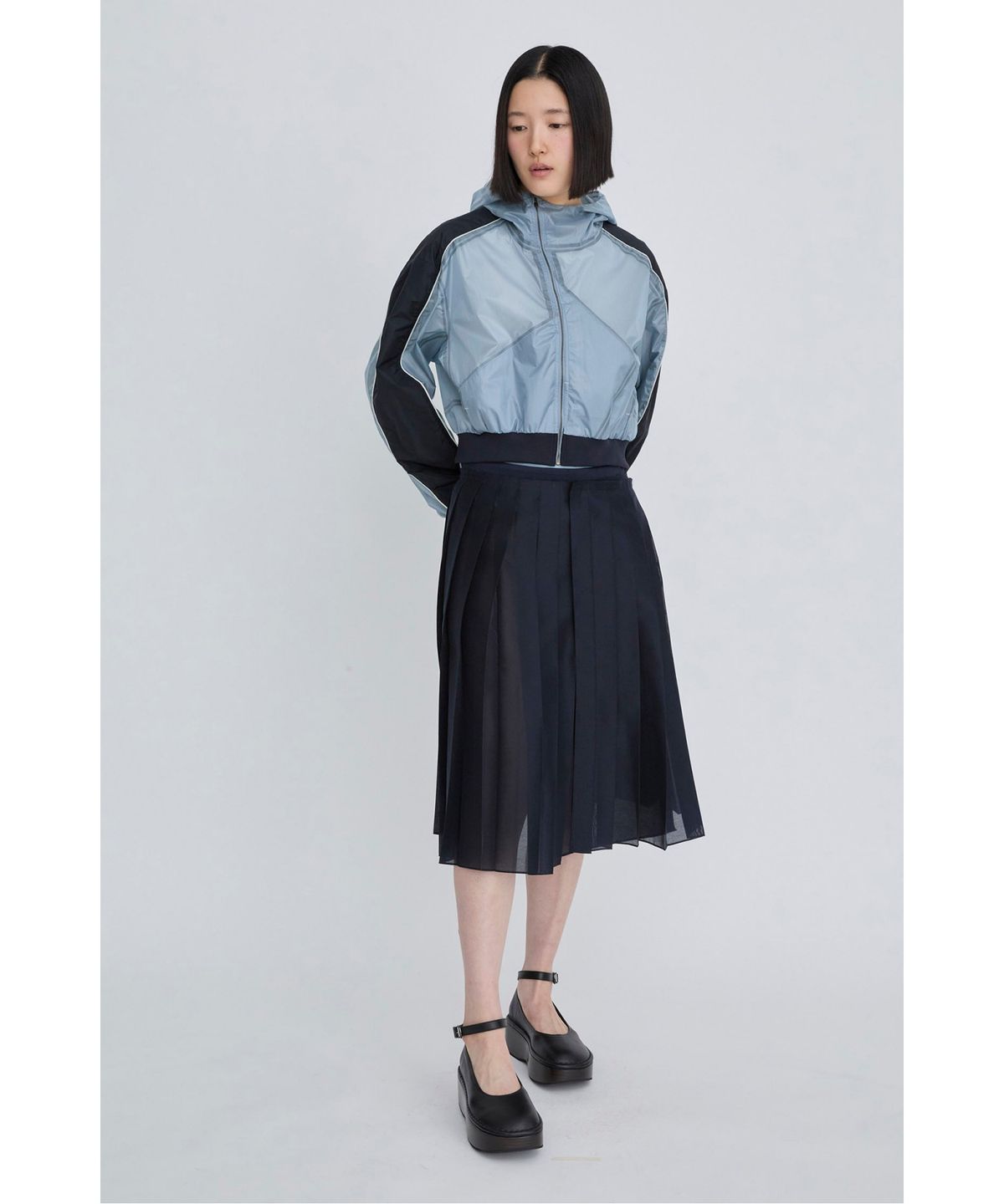 래코드(RECODE) Cropped Hoodie Jumper  RQUAM26551BUX