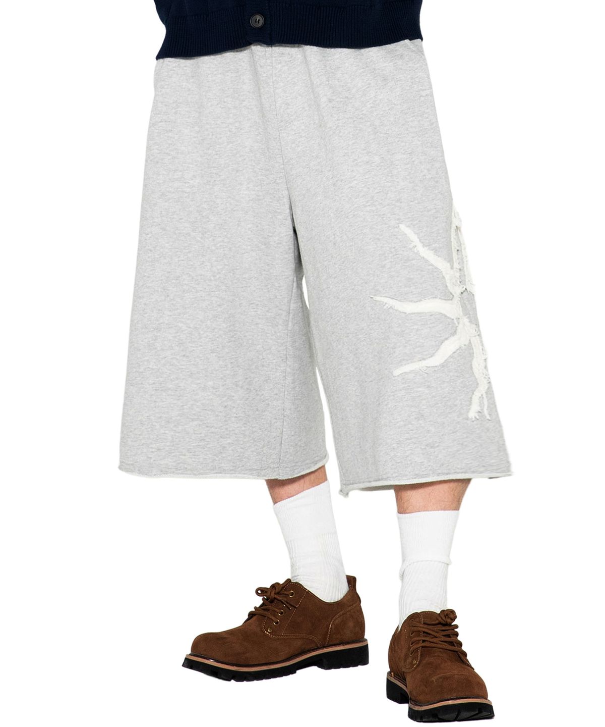 엑스톤즈(XTONZ) XP327 선샤인 버뮤다 스웨트 팬츠 (GRAY)