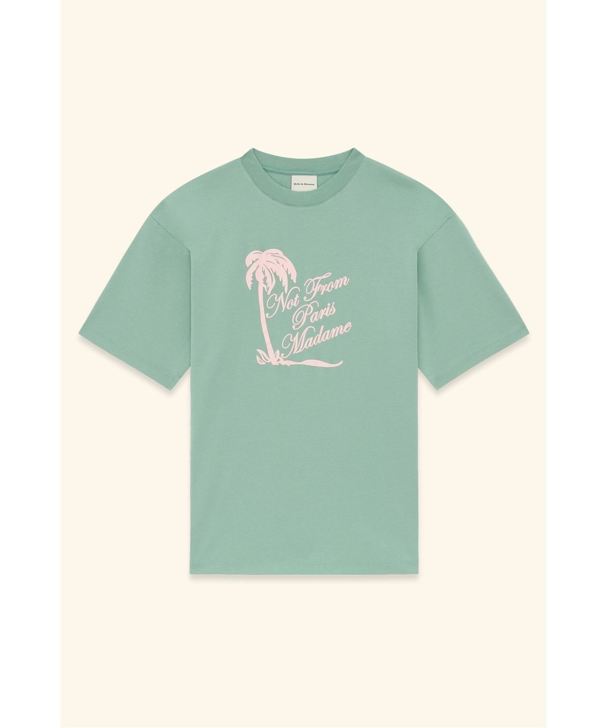 드롤드무슈(DROLE DE MONSIEUR) 슬로건 팜트리 티셔츠 T-shirt Slogan Palmiers D0TCM26220GRL