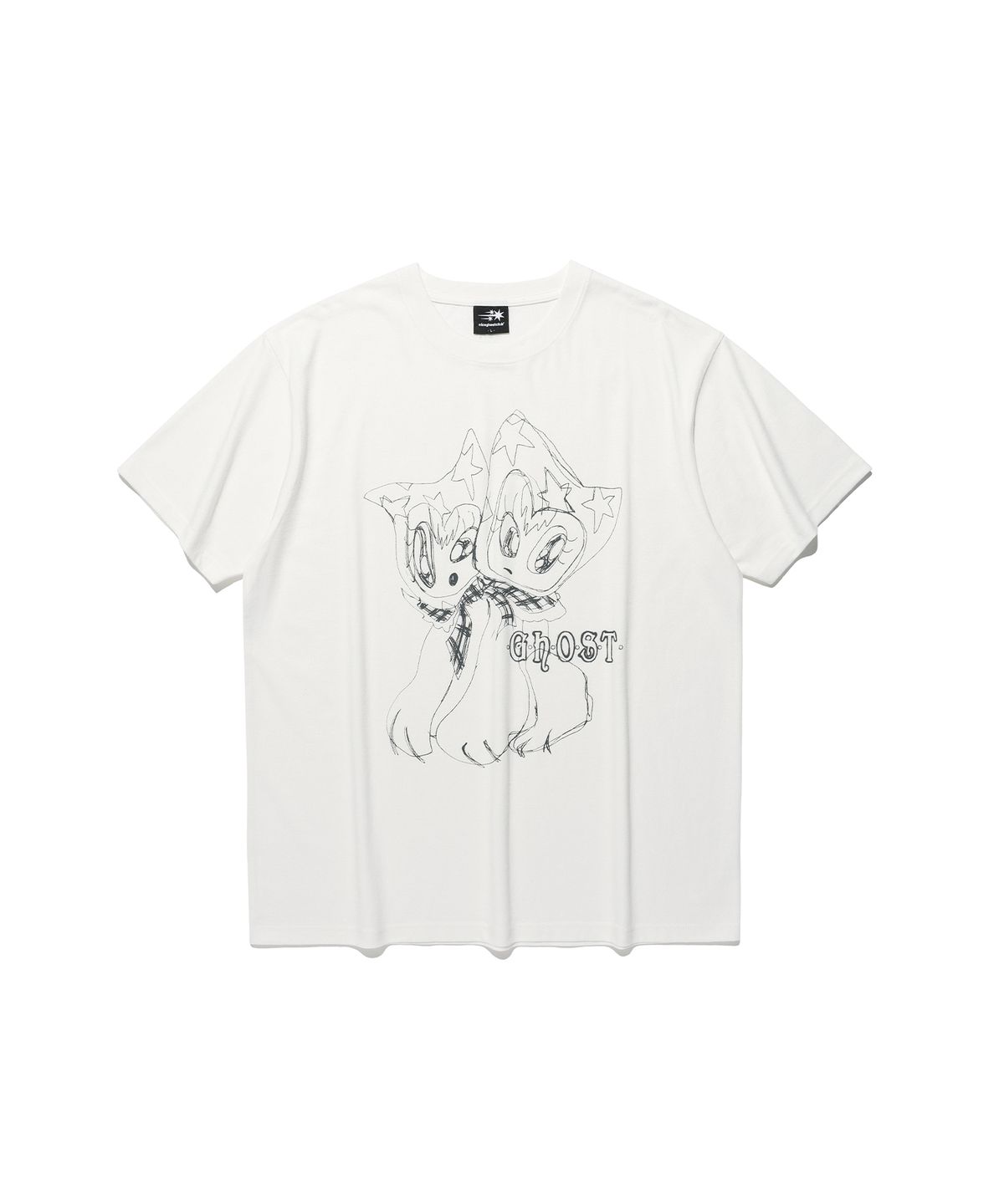 나이스고스트클럽(NICEGHOSTCLUB) WARPED DOLLY TEE_WHITE(NG2GMUT516A)