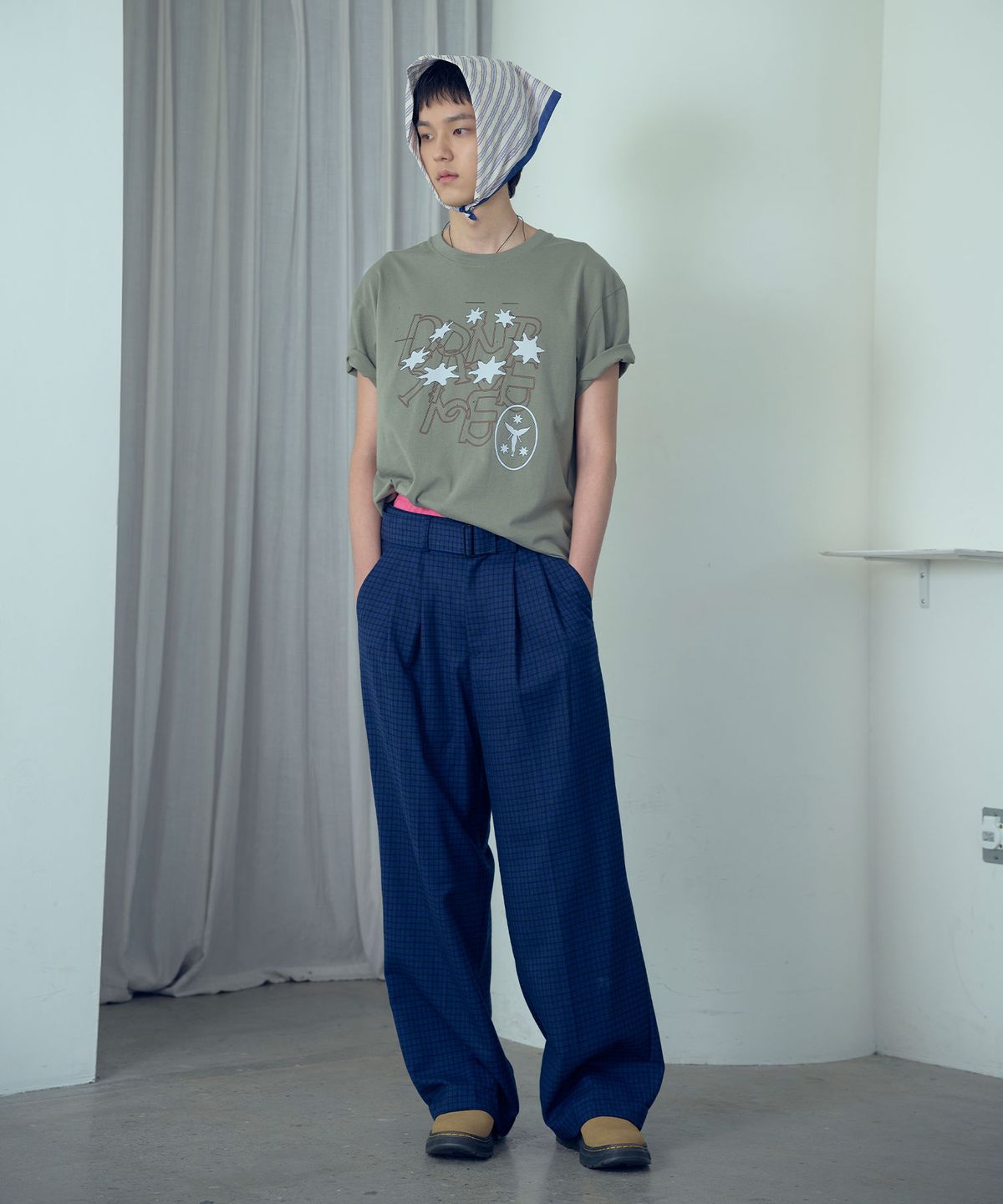 나이스고스트클럽(NICEGHOSTCLUB) DONT SAVE ME TEE_KHAKI(NG2GMUT517A)