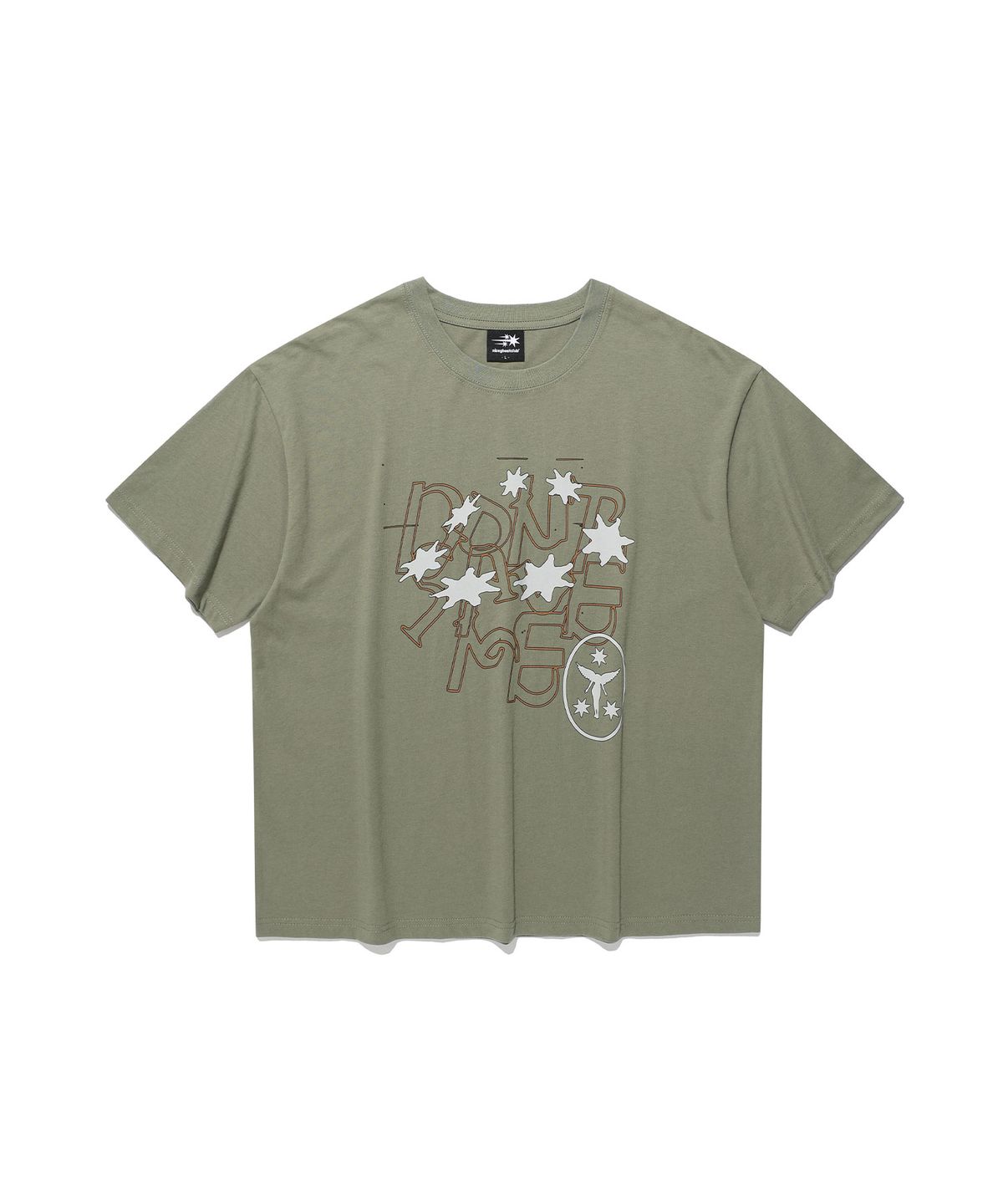 나이스고스트클럽(NICEGHOSTCLUB) DONT SAVE ME TEE_KHAKI(NG2GMUT517A)