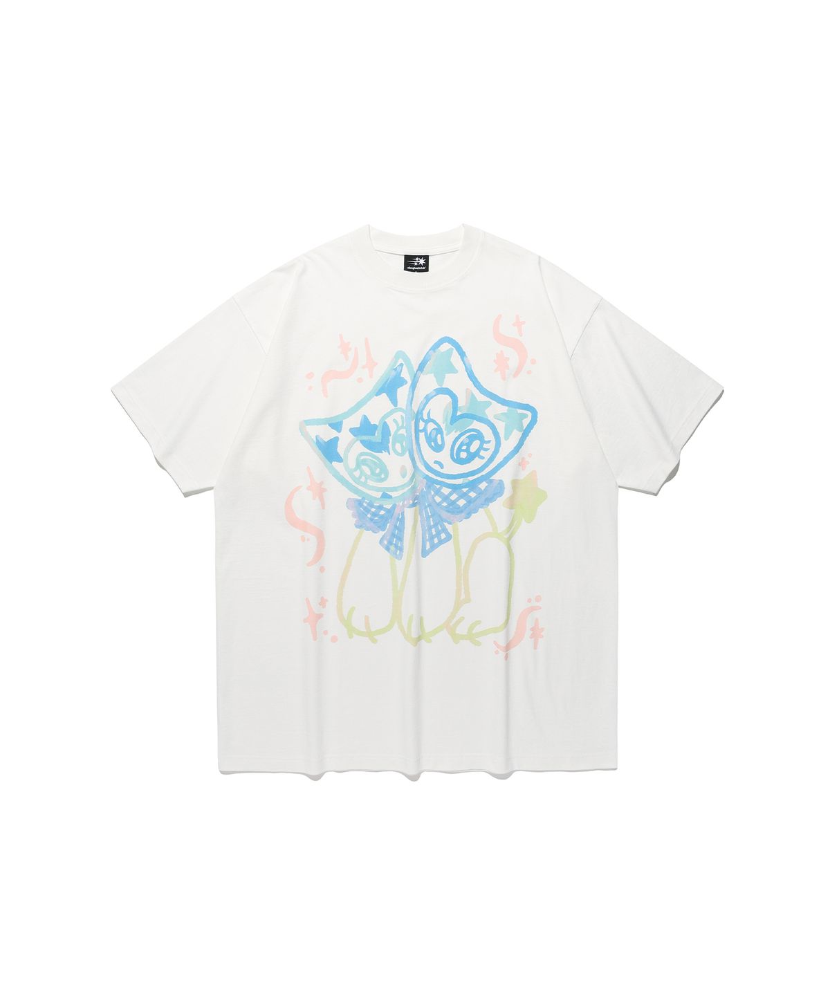 나이스고스트클럽(NICEGHOSTCLUB) WATERCOLOR DOLLS BIG BIG TEE_WHITE(NG2GMUT525A)