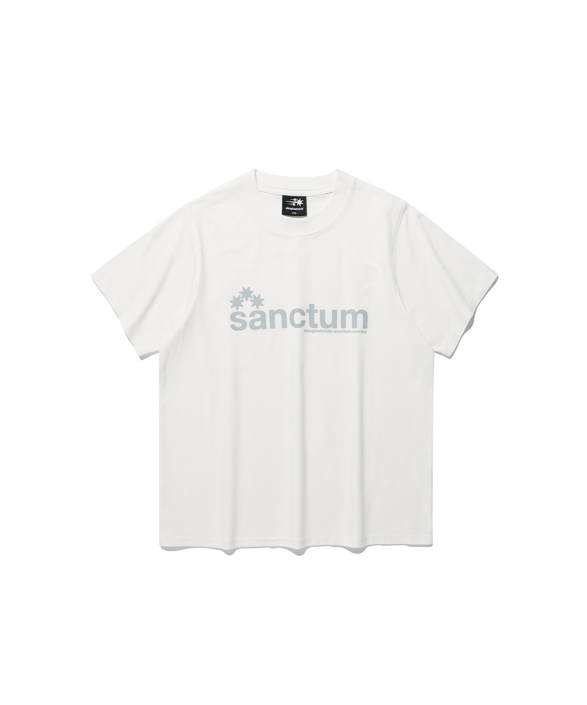 나이스고스트클럽(NICEGHOSTCLUB) SANCTUM LOGO TEE_WHITE(NG2GMFT506A)