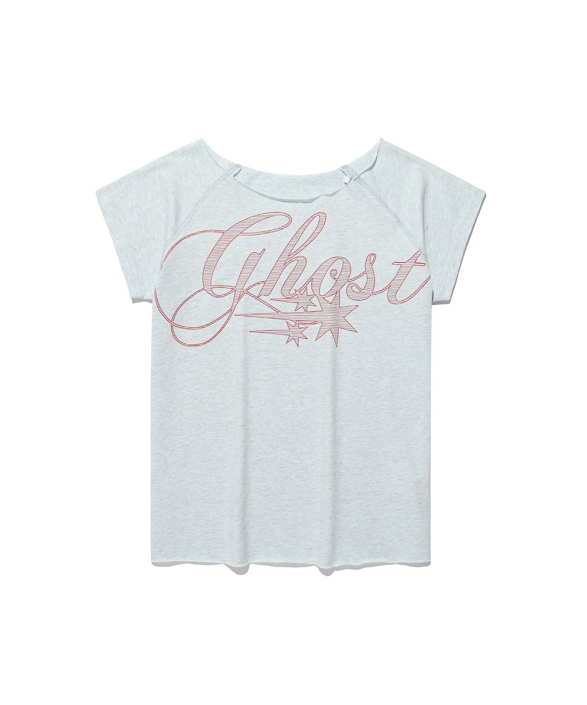 나이스고스트클럽(NICEGHOSTCLUB) GHOST RAW EDGE TEE_BLUE(NG2GMFT515A)