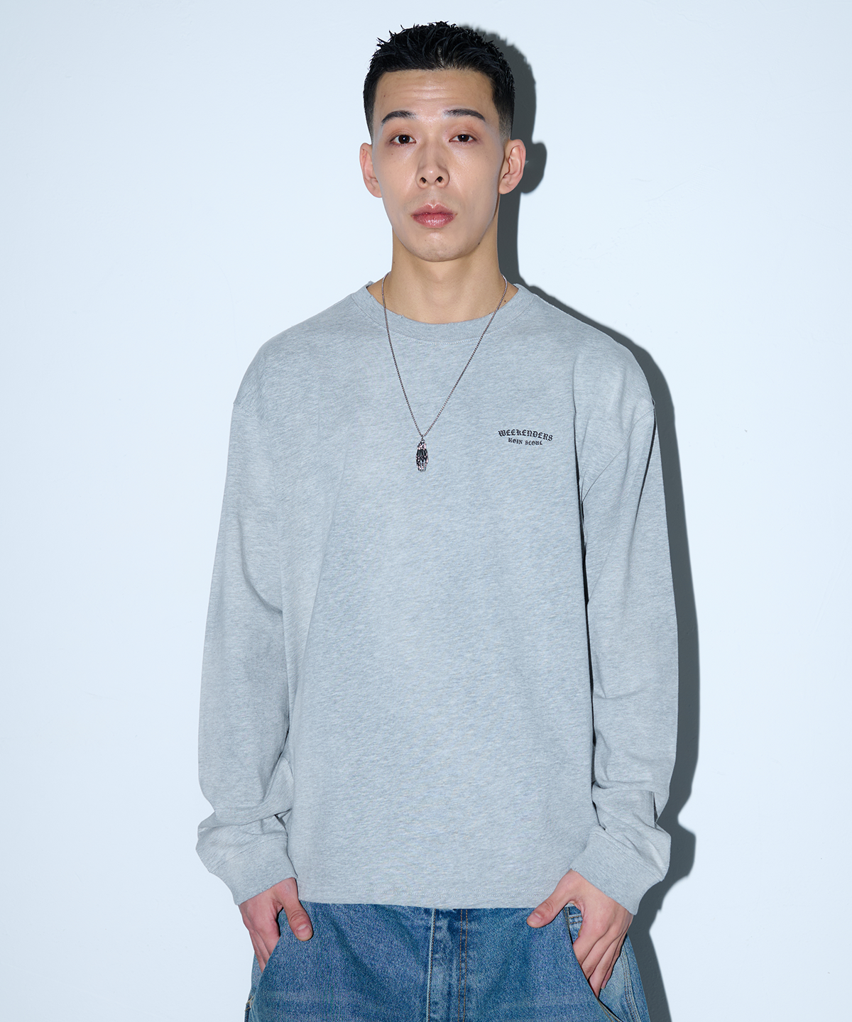 위캔더스(WKNDRS) [KOIN SEOUL] SKELETON NECKLACE (SILVER)