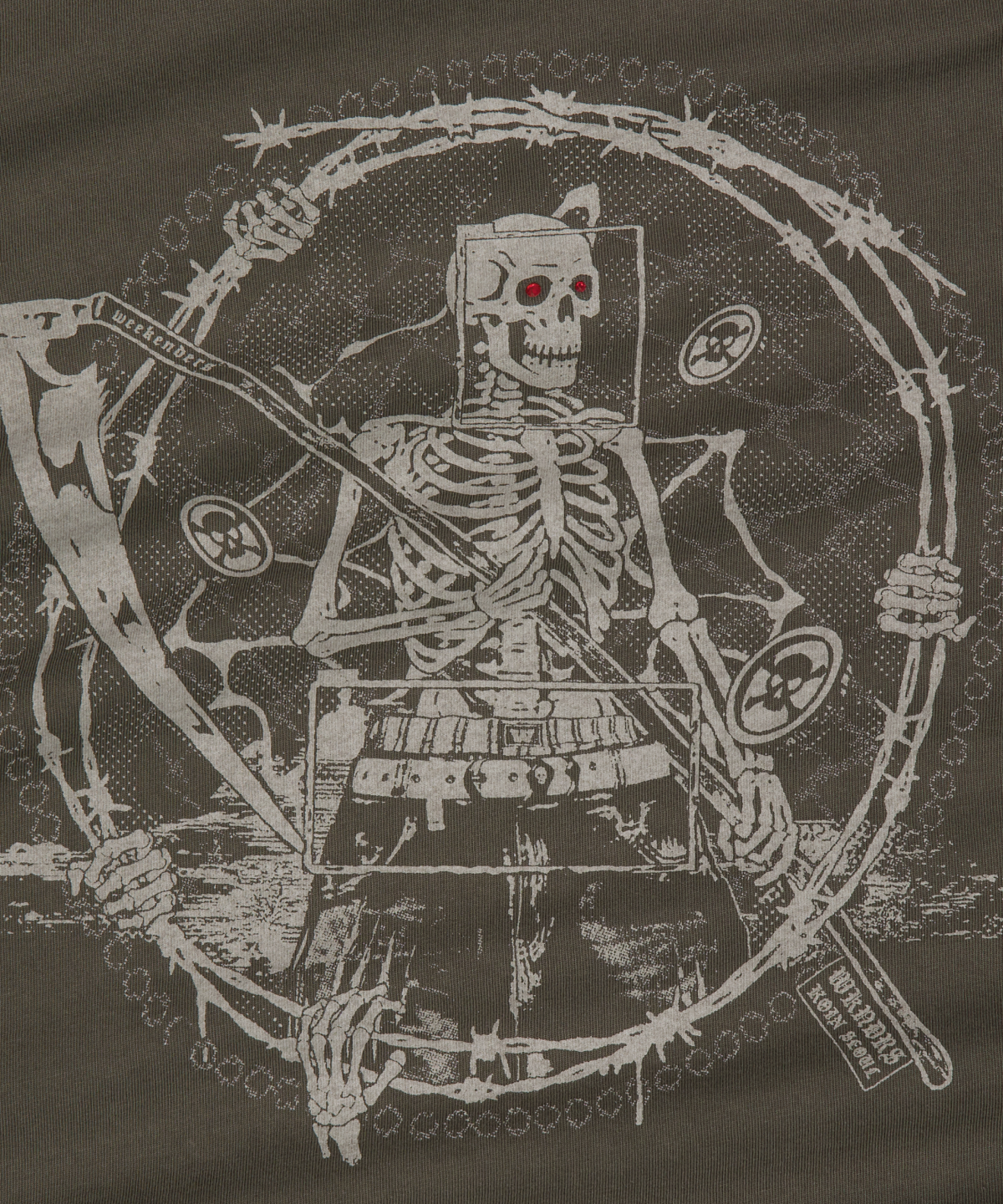 위캔더스(WKNDRS) [KOIN SEOUL] REAPER T-SHIRT (BROWN)