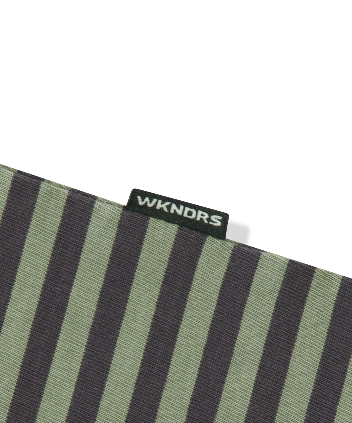 위캔더스(WKNDRS) [KOIN SEOUL] DAMAGED STRIPED T-SHIRT (KHAKI)