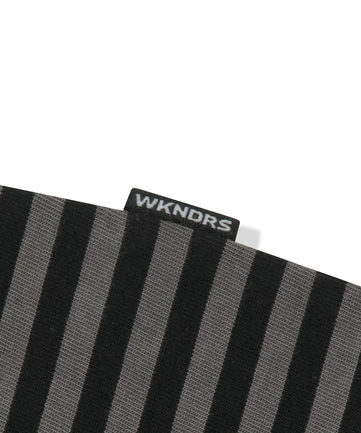 위캔더스(WKNDRS) [KOIN SEOUL] DAMAGED STRIPED T-SHIRT (CHARCOAL)