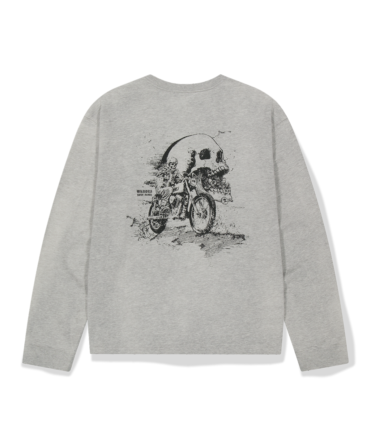 위캔더스(WKNDRS) [KOIN SEOUL] DEATH RIDER LS T-SHIRT (M.GREY)