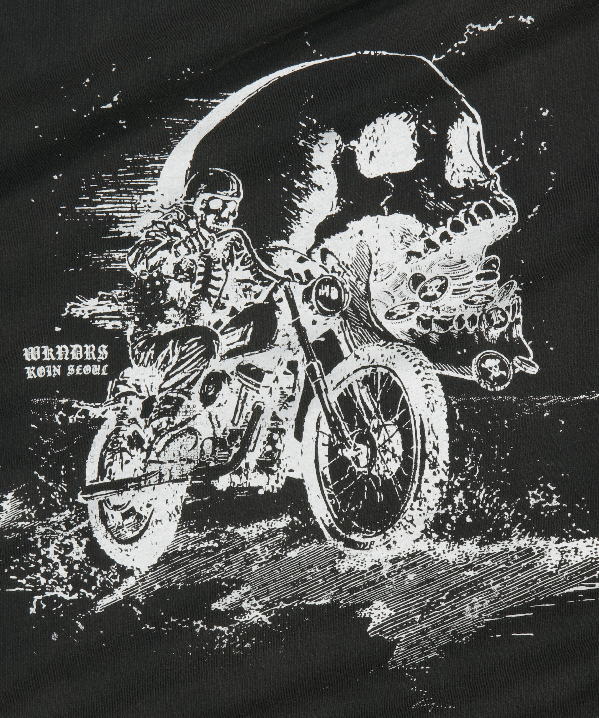 위캔더스(WKNDRS) [KOIN SEOUL] DEATH RIDER LS T-SHIRT (BLACK)