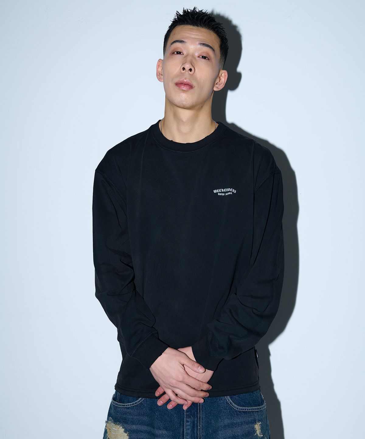 위캔더스(WKNDRS) [KOIN SEOUL] DEATH RIDER LS T-SHIRT (BLACK)