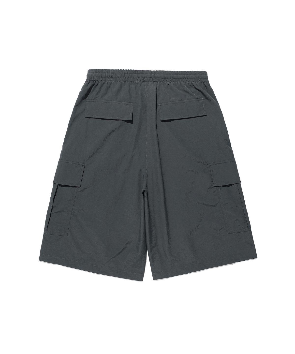 나이스고스트클럽(NICEGHOSTCLUB) 3STAR NYLON BERMUDA CARGO SHORTS_CHARCOAL(NG2GMUPA60A)