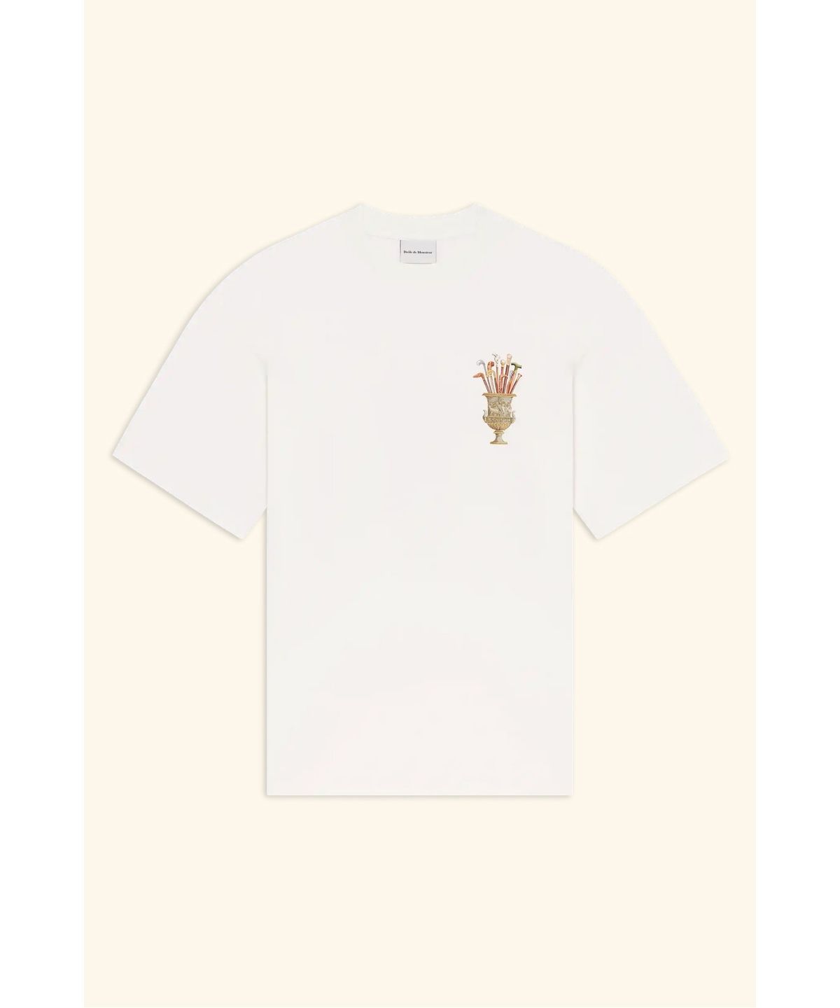 드롤드무슈(DROLE DE MONSIEUR) 칸느 그래픽 티셔츠 T-shirt Cannes D0TCM26212WHM
