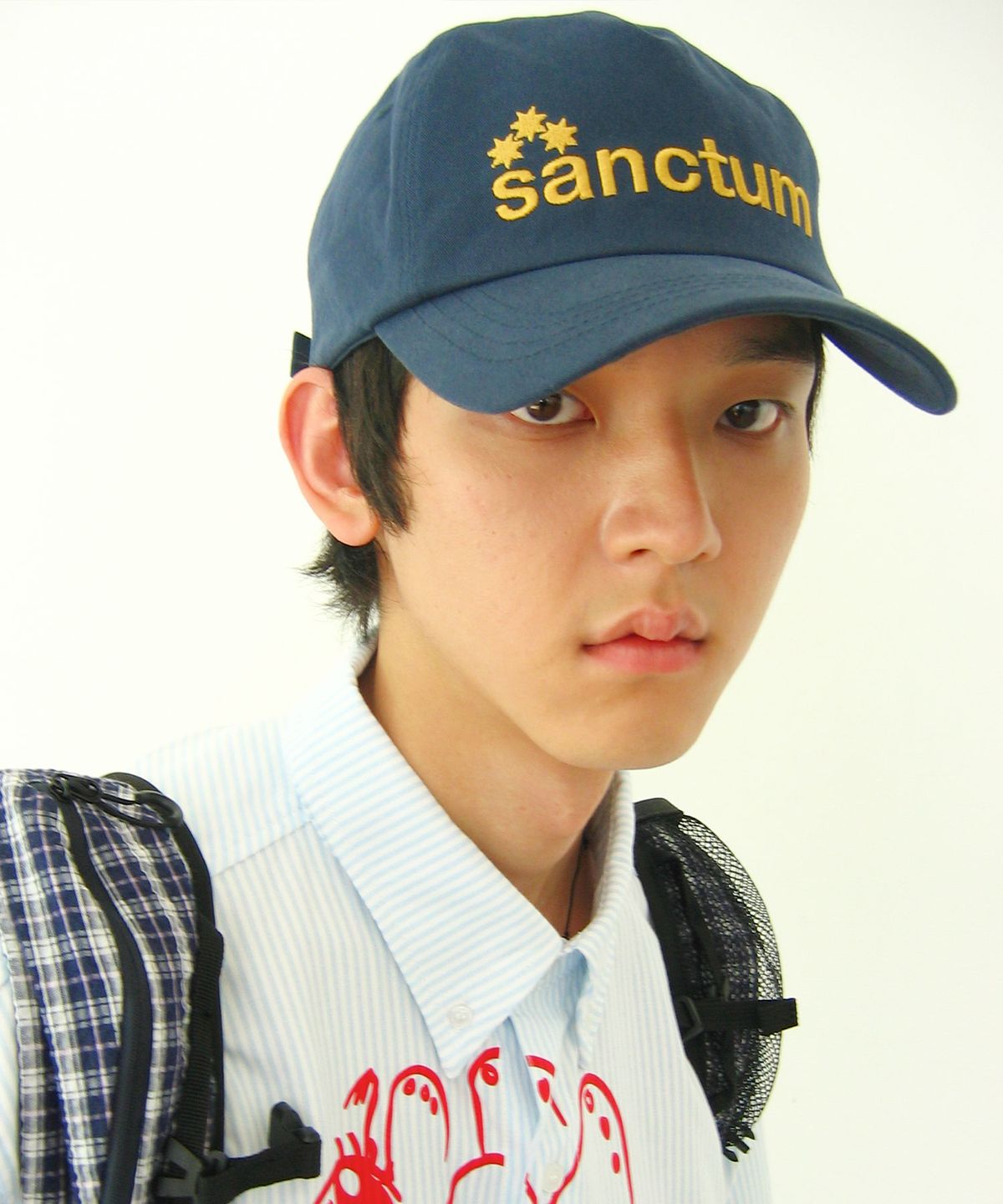 나이스고스트클럽(NICEGHOSTCLUB) SANCTUM LOGO CAP_NAVY(NG2GSUAB22A)