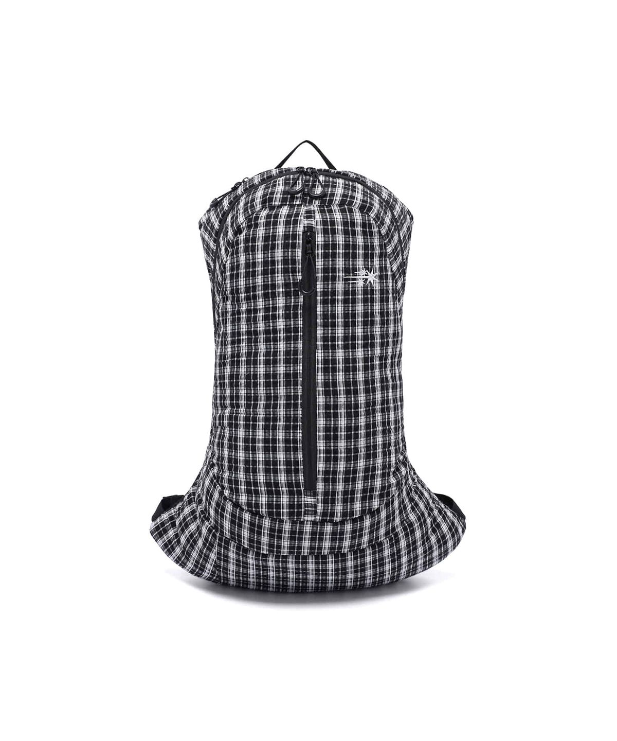 나이스고스트클럽(NICEGHOSTCLUB) SEERSUCKER TRAVEL BACKPACK_BLACK(NG2GSUAB41A)