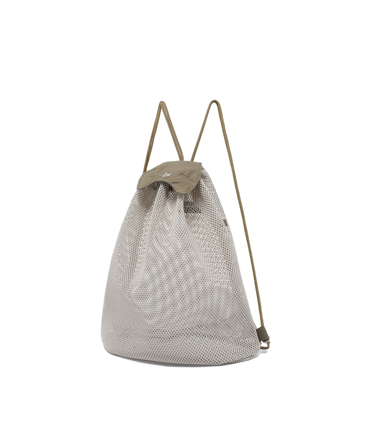 나이스고스트클럽(NICEGHOSTCLUB) FLAP MESH GYMSACK_BEIGE(NG2GSUAB43A)