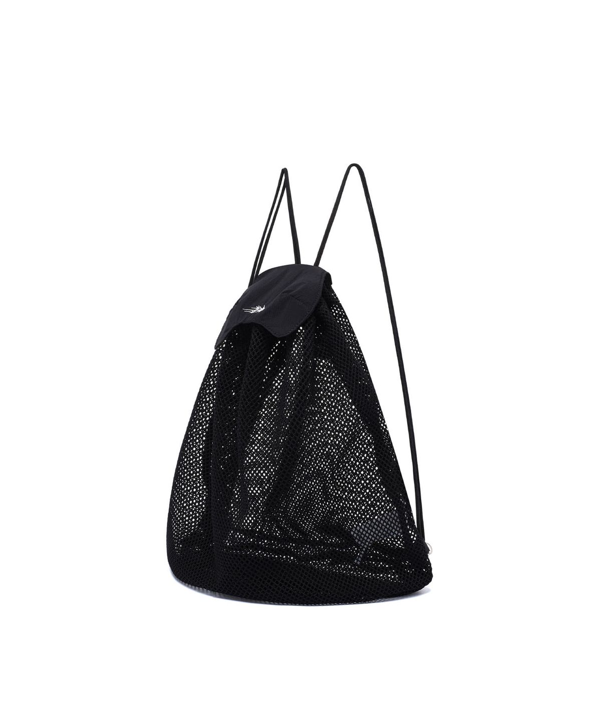나이스고스트클럽(NICEGHOSTCLUB) FLAP MESH GYMSACK_BLACK(NG2GSUAB43A)