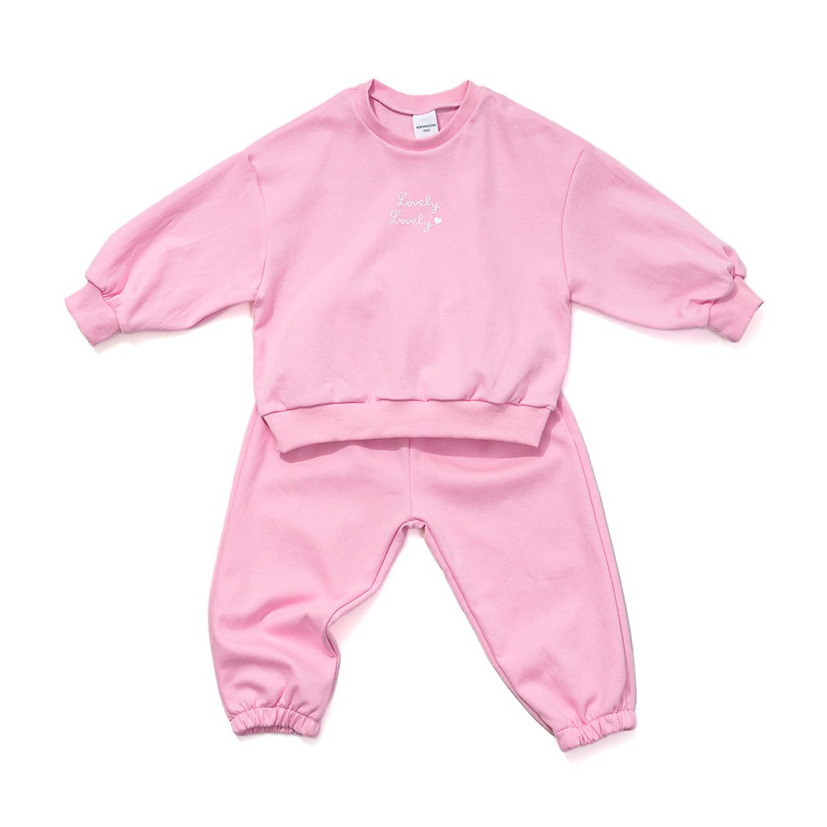 붐붐키즈(BOOMBOOMKIDS) SS26A12 크림베리하트셋업