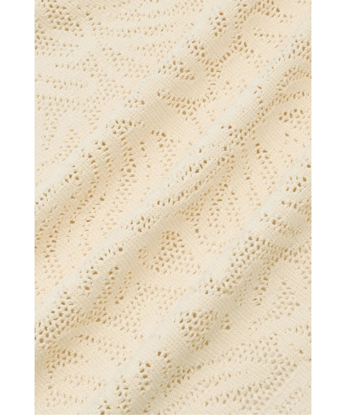 드롤드무슈(DROLE DE MONSIEUR) 레이스 오픈니트 셔츠 가디건 Chemise Maille Dentelle D0WCM26203WHM