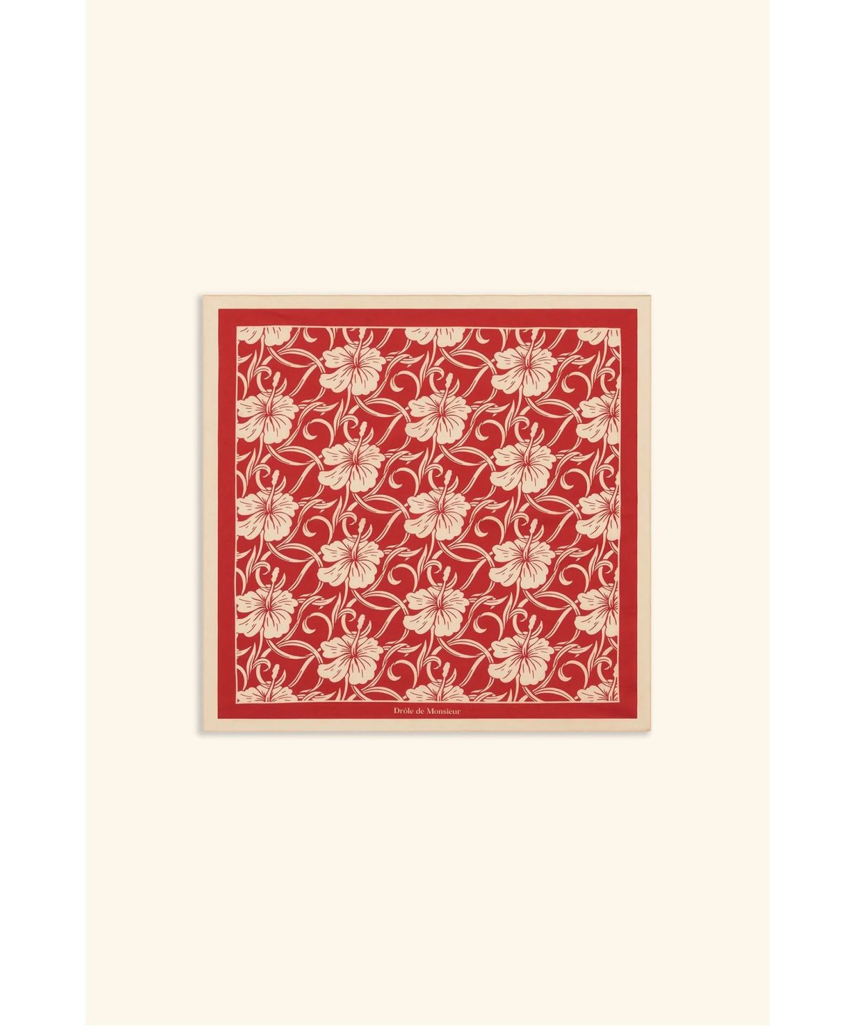 드롤드무슈(DROLE DE MONSIEUR) 히비스커스 모노그램 스카프 Foulard Monogramme Hibiscus D4AJM26803REX