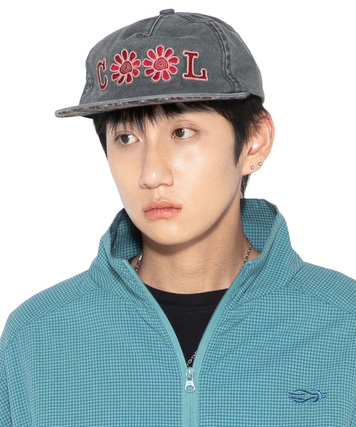 엑스톤즈(XTONZ) XTA094 COOL 빈티지 워싱 볼캡 (CHARCOAL)
