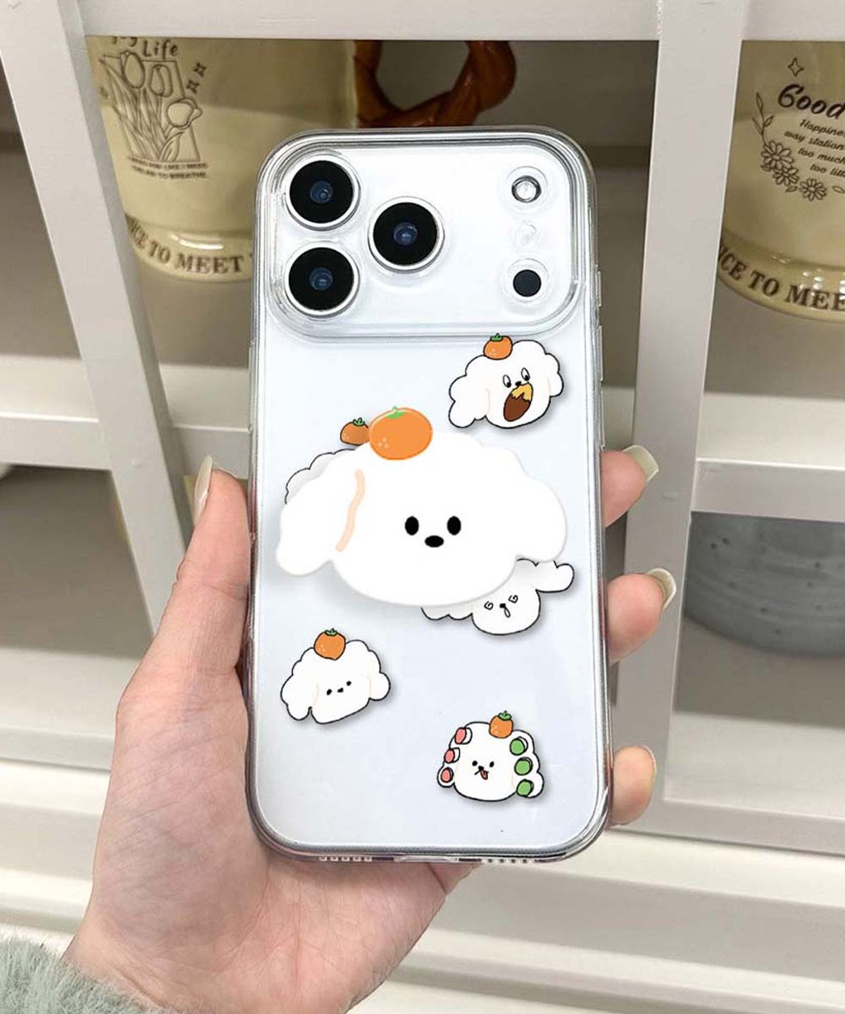 핫티몰(HOTTMALL) [젤리케이스+톡] 귤댕쓰 스마트톡 세트